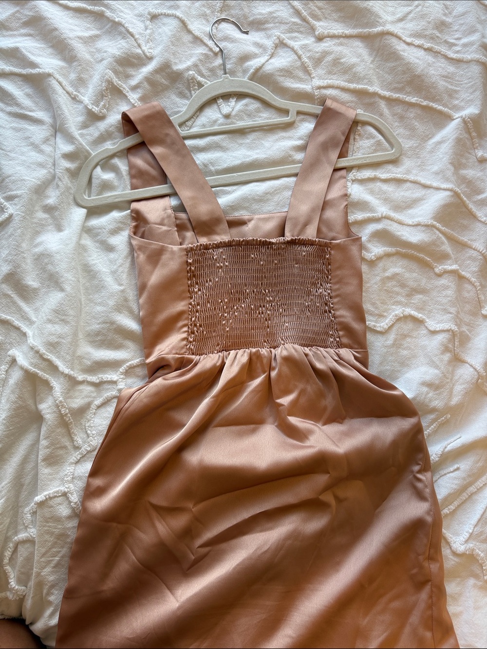 Show Me Your MuMu Dusty Pink Satin Midi Dress - Picture 4 of 4